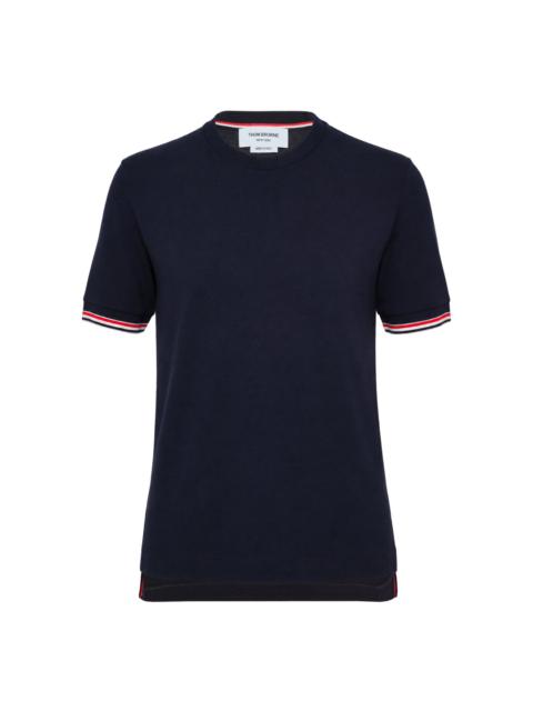 Thom Browne Rib Cuff Tipping Tee