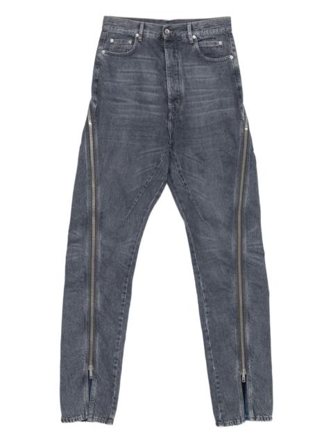 Rick Owens DRKSHDW Bolan Banana zip-detail jeans