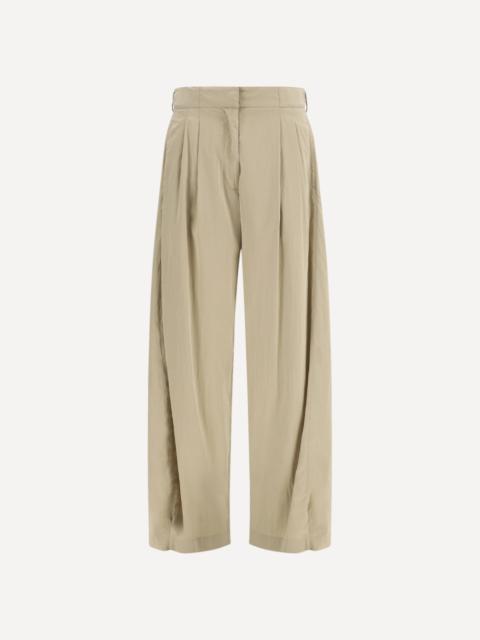 The Row Iven silk and nylon Pants