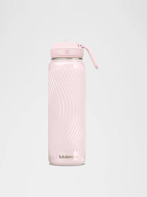 lululemon Back to Life Sport Bottle 24oz Straw Lid *Wave