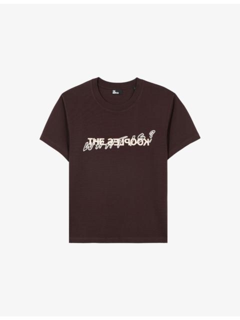 The Kooples Slogan-Print Short-Sleeve Cotton T-Shirt