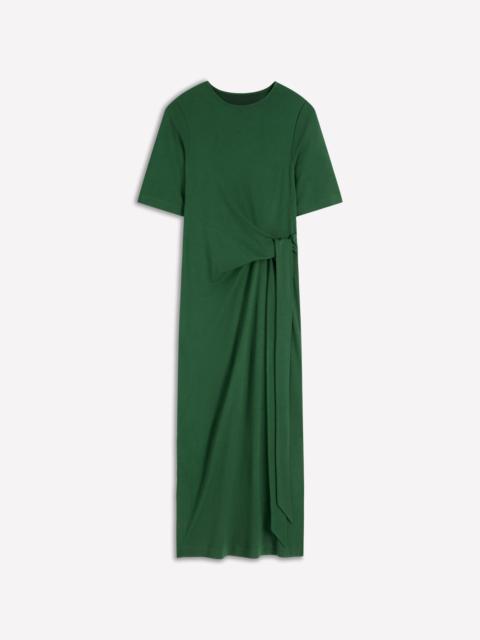 BODEN Zinnia Tie Ponte Midi Dress-Dark Green