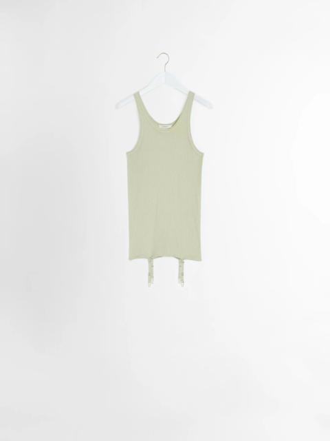 Lemaire SEAMLESS RIB TANK TOP WITH SUSPENDERS