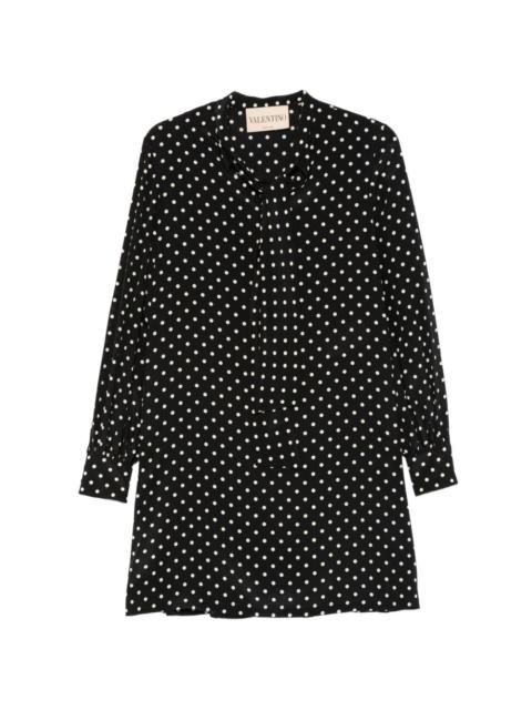 Valentino polka-dot mini dress