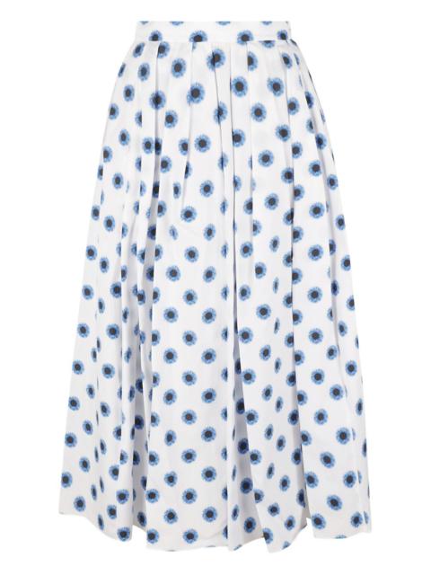 Alexander McQueen floral-print skirt