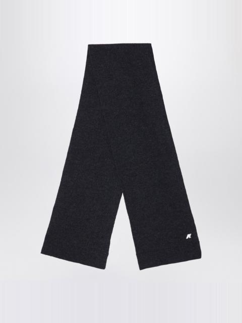 K-WAY Etienne black wool scarf