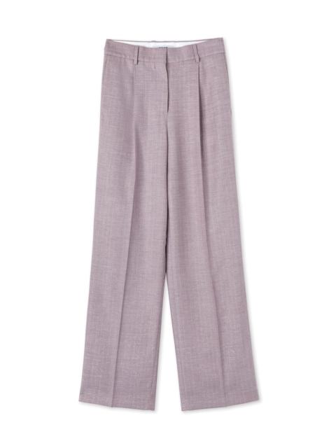 MSGM Trousers with  "Shiny Pinstriped Wool" workmanship