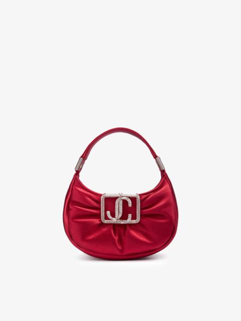 JIMMY CHOO Edie Hobo Mini
Ruby Red Satin Mini Bag