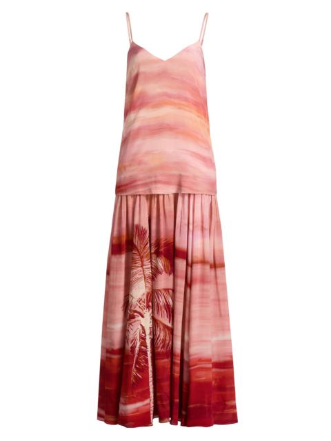 HEMANT & NANDITA Women's Asma Printed Sleeveless Maxi Dress - Multi