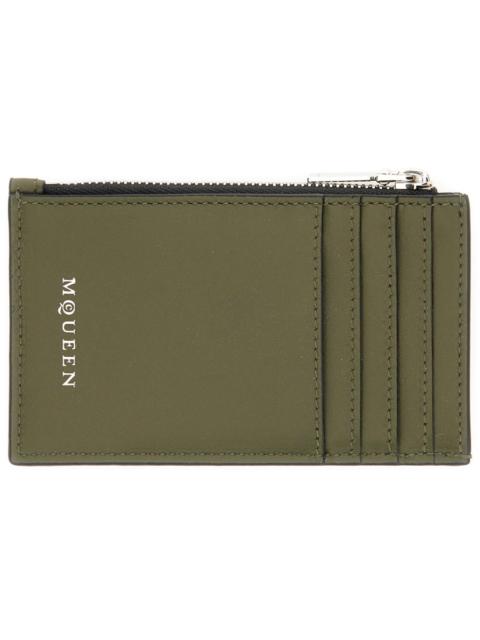 Alexander McQueen Alexander Mcqueen Mini Leather Skin Wallet