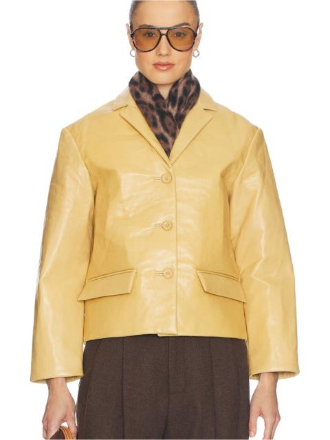 HELSA Puffy Leather Jacket