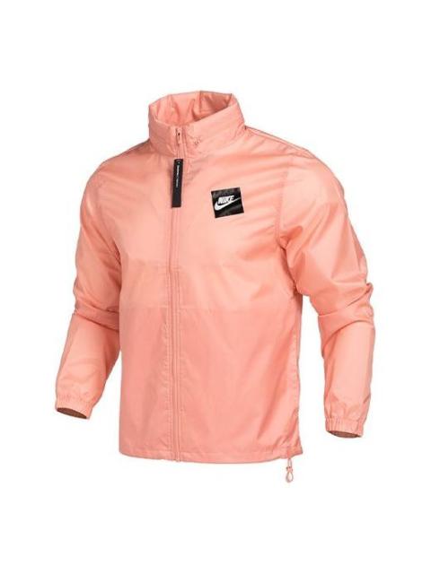 Nike Men's Nike Casual Windproof Pink Hooded Jacket AR2609-606