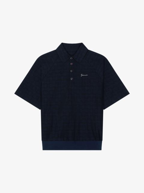 Givenchy POLO IN MONOGRAM 72 JACQUARD