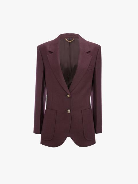 Victoria Beckham Katherine Jacket In Acai