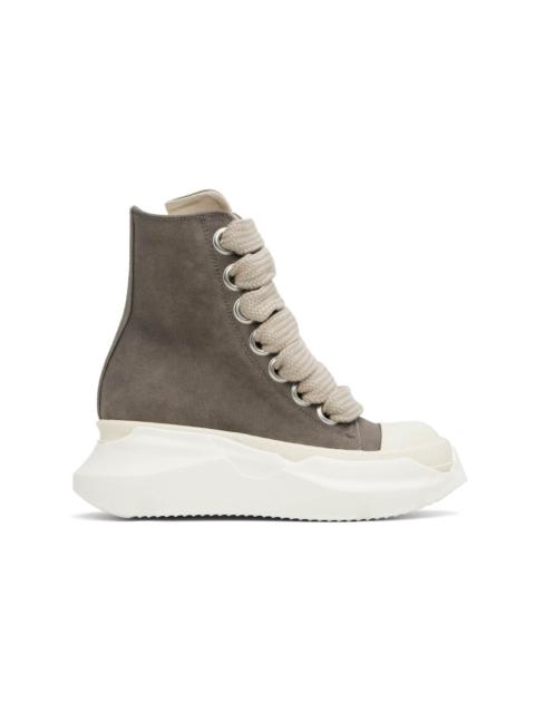Rick Owens DRKSHDW Gray Hollywood Jumbo Lace Puffer Sneaks