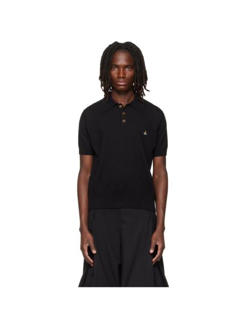 Vivienne Westwood Black Mark Polo