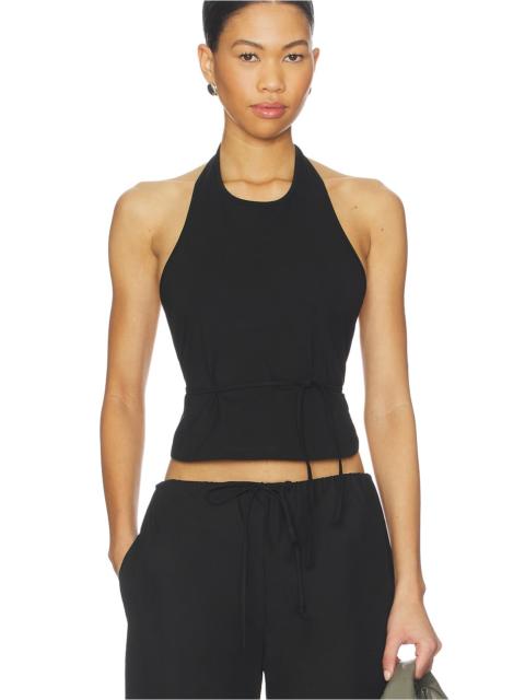 ST. AGNI Soft Jersey Halter Top