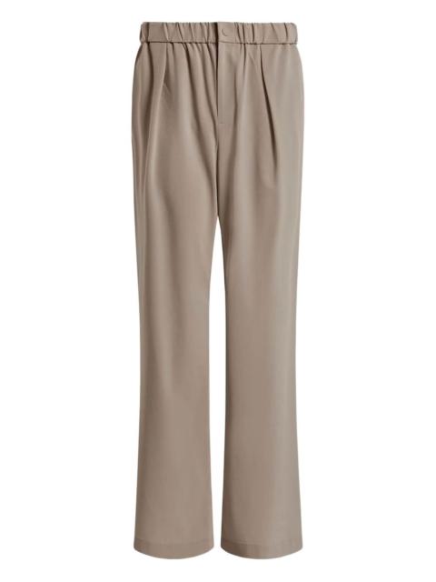 VARLEY wide-leg pleated trousers