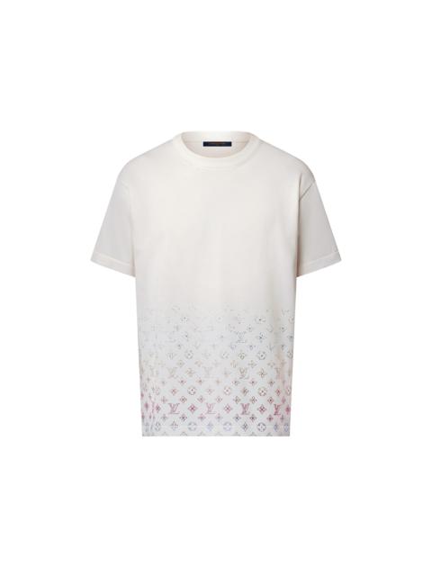 Louis Vuitton Monogram Gradient Embellished Short-Sleeved Crewneck