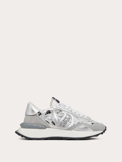 LACE AND MESH LACERUNNER SNEAKER