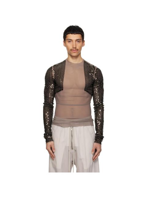Rick Owens Gray & Bronze Temple Dennis T Top