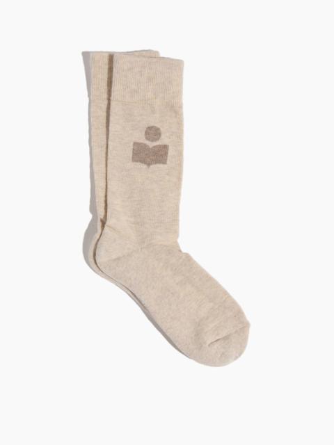 Isabel Marant Siloki Socks in Beige
