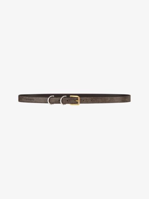Givenchy VOYOU BELT IN AGED LEATHER
