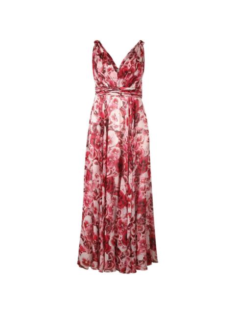 GIAMBATTISTA VALLI sleeveless V-neck maxi dress