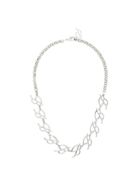 Blumarine Silver Collana B Choker