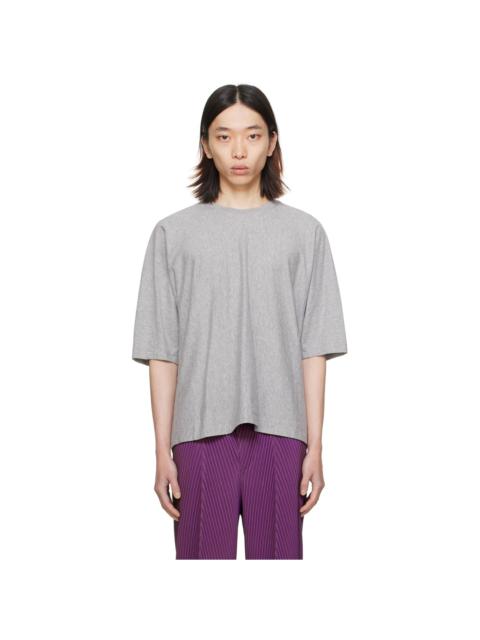 ISSEY MIYAKE Gray Release-T Basic T-Shirt