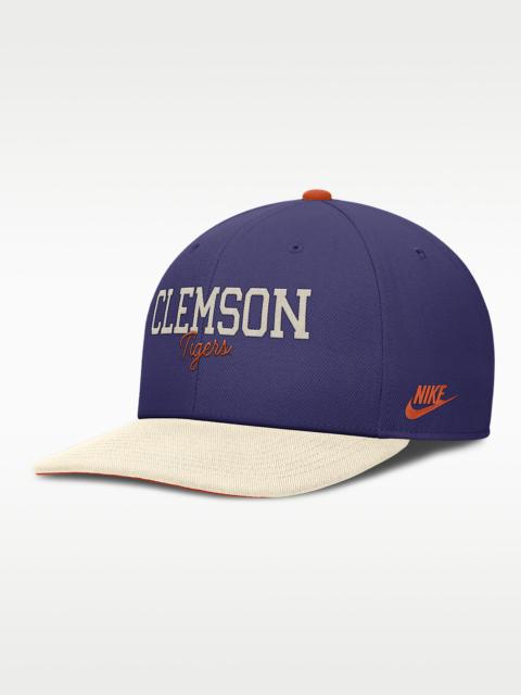 Nike Clemson Legacy Script Men's Nike Dri-FIT College Adjustable Hat