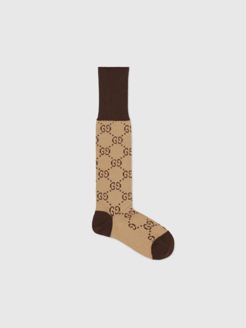 GUCCI GG pattern cotton blend socks