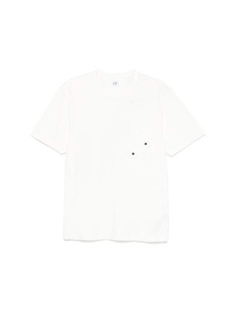 logo-embroidered T-shirt