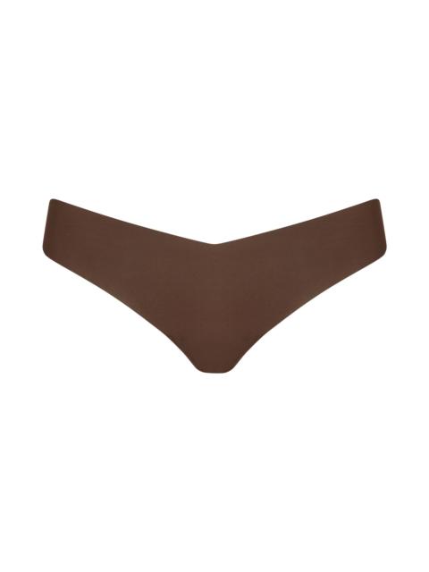 commando Women's Stretch Microfiber Thong - Mocha