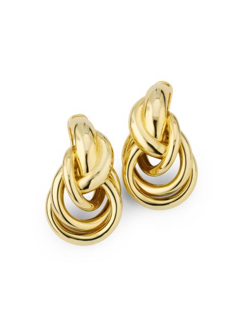 SHASHI Women's Genevieve 14K-Gold-Plated Knot Stud Earrings - Gold