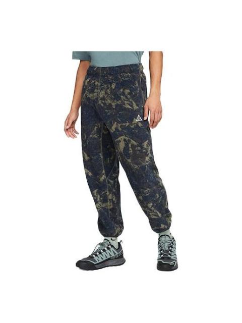 Nike Men's Nike ACG Therma-FIT ' Wolf Tree Printing Bundle Feet Sports Pants/Trousers/Joggers Flash Blue