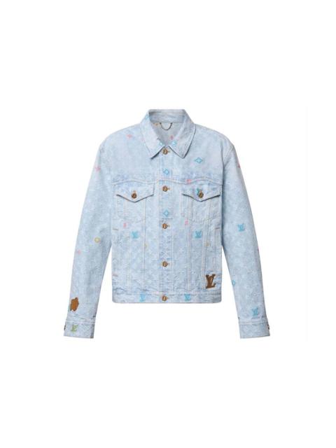 Louis Vuitton Louis Vuitton by Tyler, the Creator Monogram Denim Jacket Washed Indigo