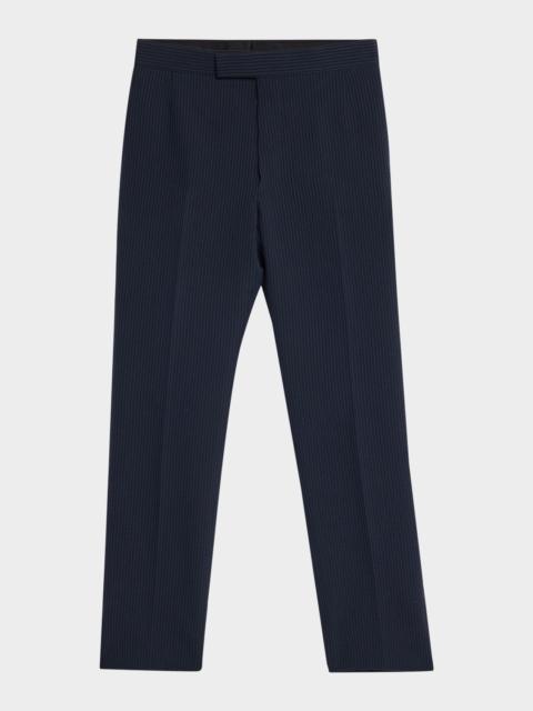 Thom Browne Stripe Cotton Tailored Pants