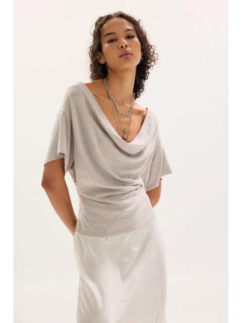 FREE PEOPLE We The Free Waterfall Cowl-Neck Top