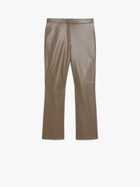 'S Max Mara SUBLIME Coated fabric slim trousers