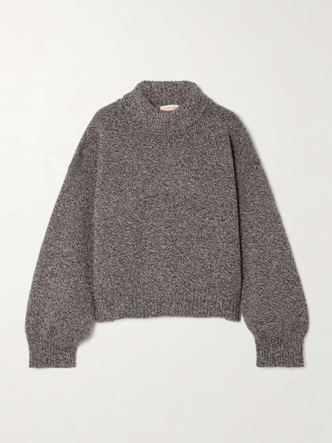 &DAUGHTER Caragh oversized cropped wool sweater Brown