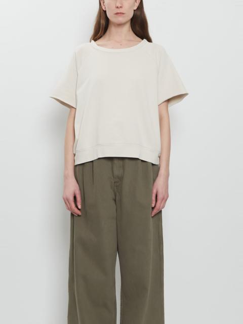 LAUREN MANOOGIAN Fleece Pima Cotton Top