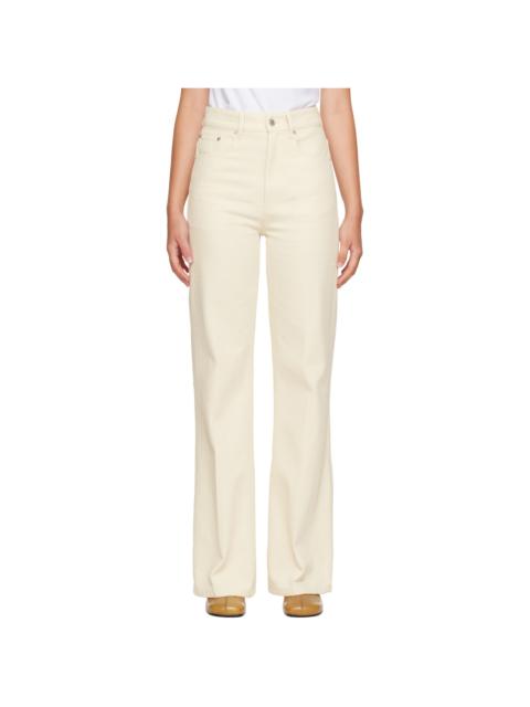 A.P.C. Off-White Domino Jeans