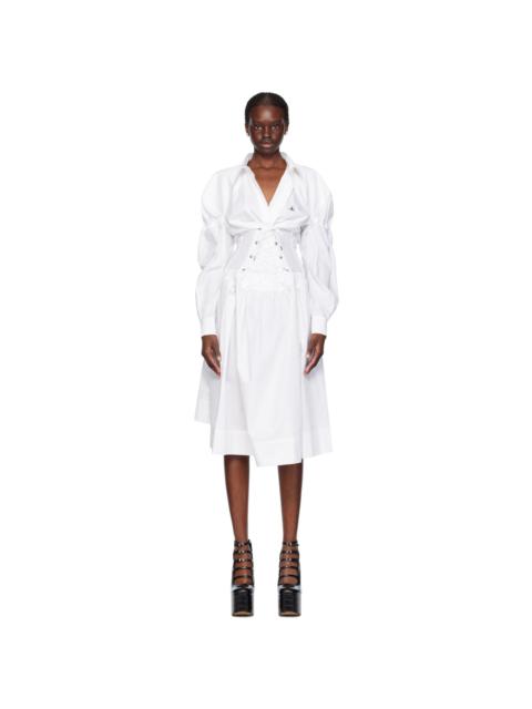 Vivienne Westwood White Kate Midi Dress