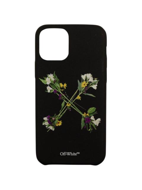 Floral Arrows iPhone 11 Pro "Black" case