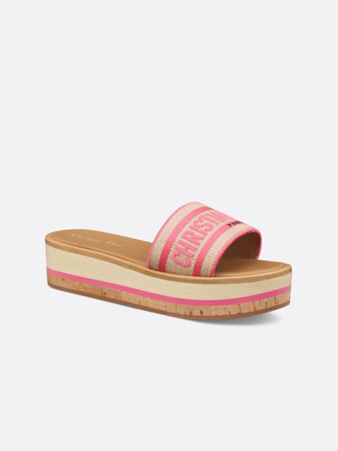 Dior Dioriviera Dway Platform Slide | dior | REVERSIBLE