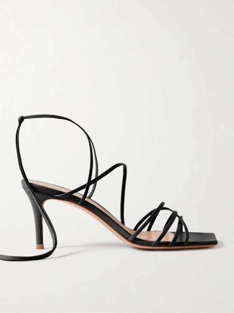 85 leather sandals Black