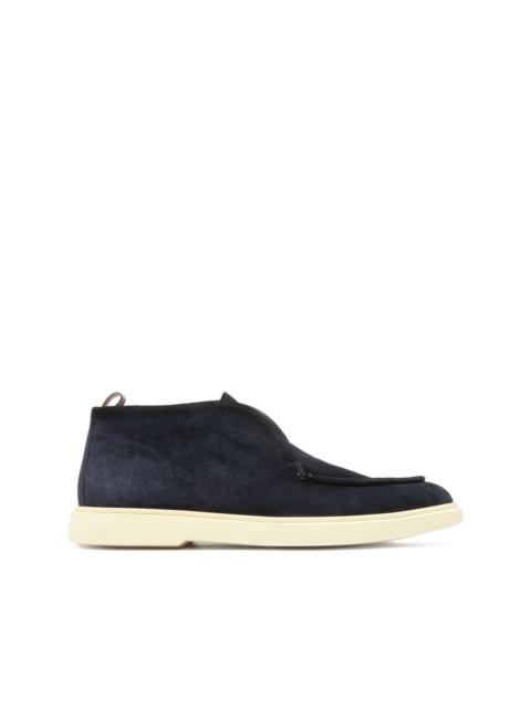 OFFICINE CREATIVE suede leather slip-on boots