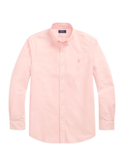 Polo Ralph Lauren Men's Classic-Fit Mineral-Dyed Oxford Shirt - Rose