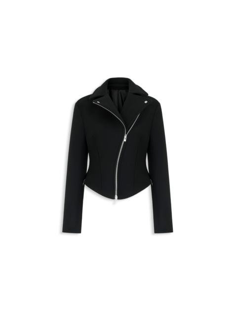 Alaïa DOUBLE FACE WOOL BIKER JACKET